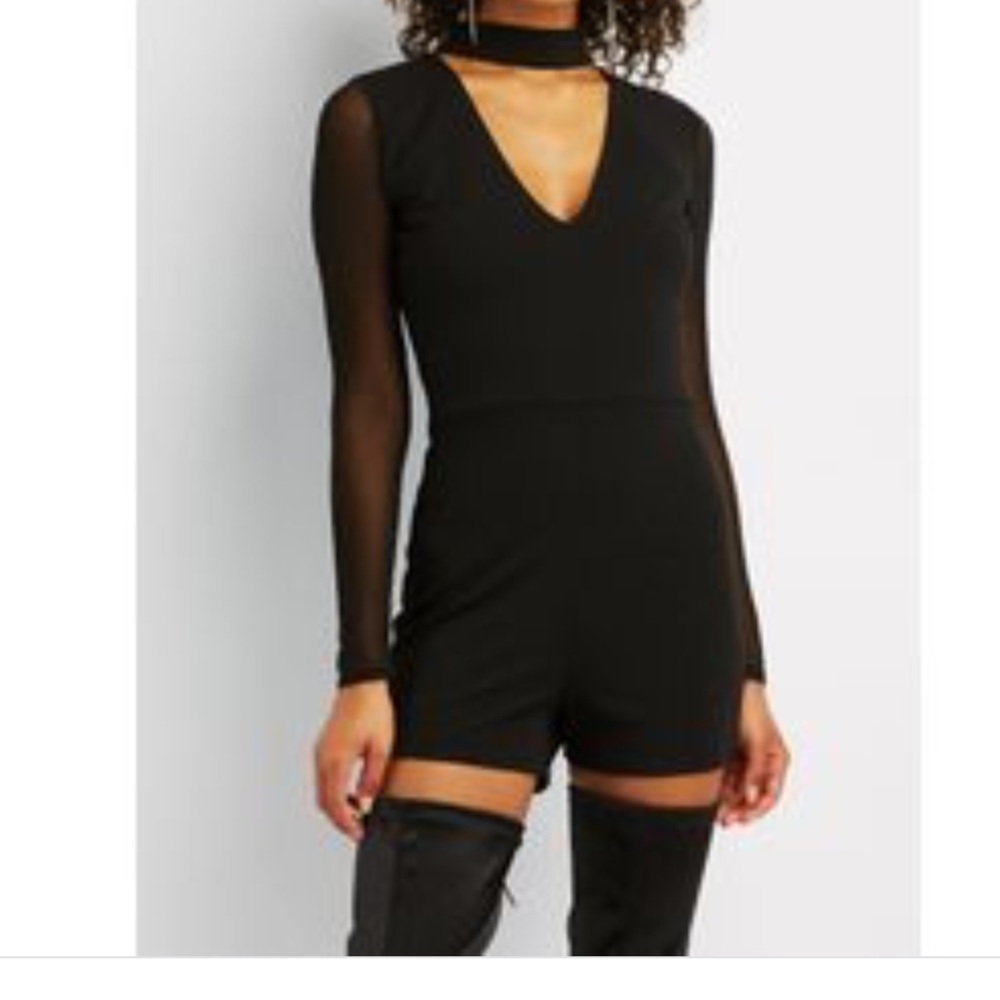 Black shorts jumper